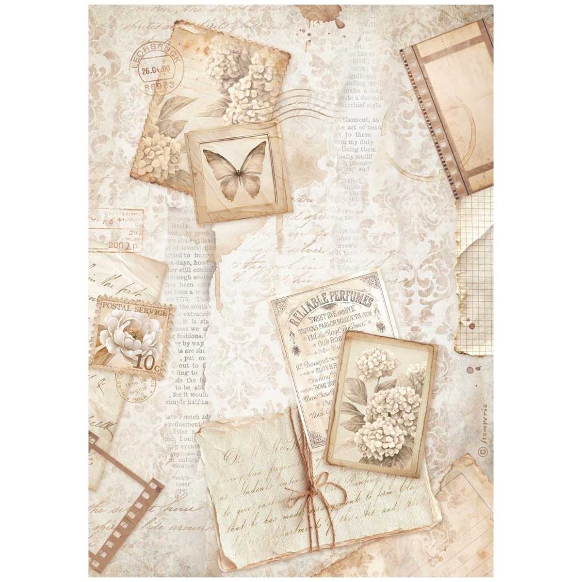 Stamperia Quiet Days Collection - A4 Rice Paper Selection [DFSA4XQD] - Image 4